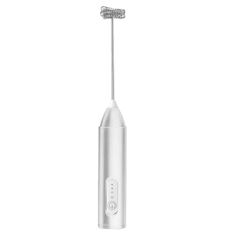 Handheld Milk Frother. USB -C Rechargeable. Stainless Steel Mini Coffee Maker Whisk Mixer for Coffee Cappuccino Cream