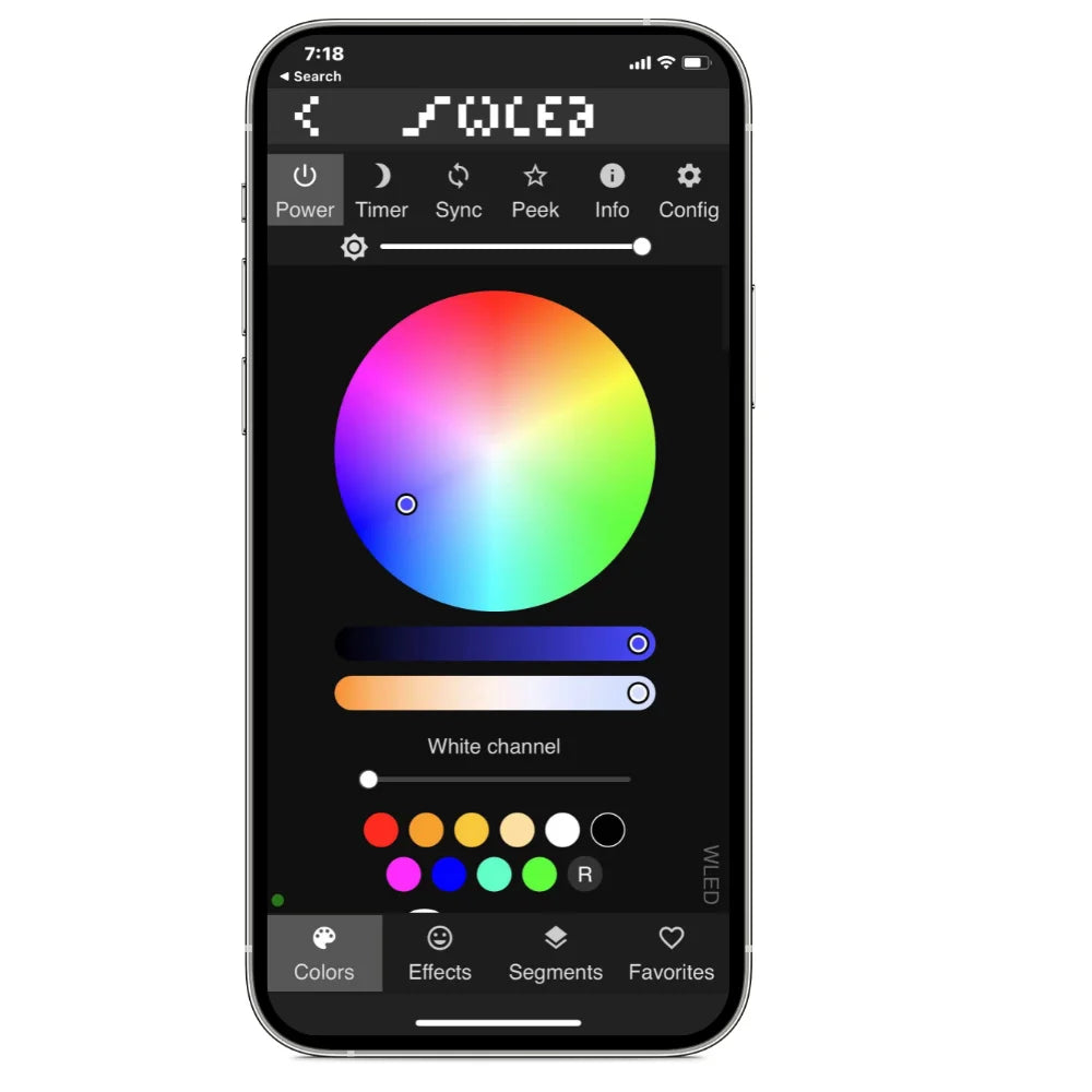 WLED Flasted E27 15W LED Bulg Works with Home Assistant