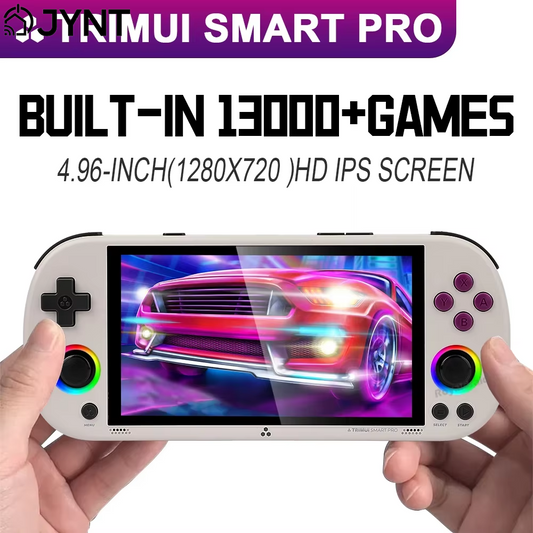 128G 256G Trimui Smart Pro Handheld Game Console 4.96''IPS Screen Linux System Joystick RGB Lighting Retro Video Game Player NEW